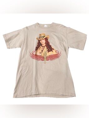 Vintage Cher TShirt Shirt 2003 Large Living Proof Farewell Tour Concert Y2K Tee